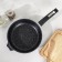 Granite Star pan, d = 22 cm, plastic handle, anti -stick coating, black color
