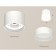 Ambrella Light Acrylic lamp, XS8110001, GX53 LED 12 W, white sand, white matte
