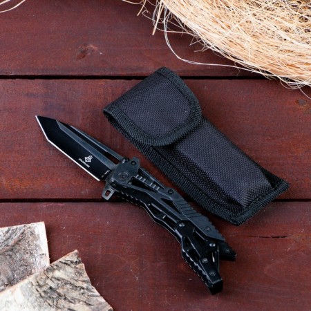 Curders' knife "transformer" folding black, blade 8.5 cm, with a latch