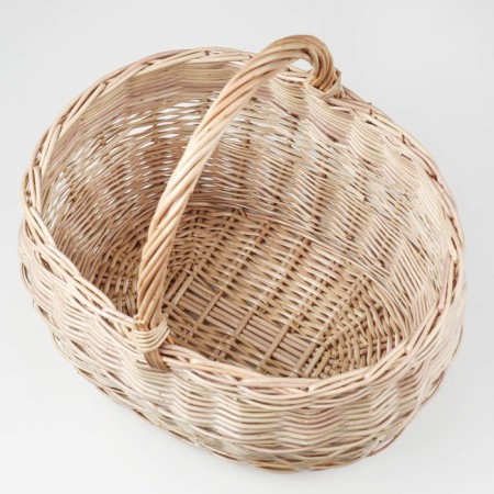 Mushroom basket, No. 3, 36 × 30 × 40 cm, 12 l, manual weaving, vine-3