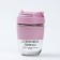 A glass with a lid "Caution, hot", 350 ml, glass
