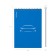 Notepad for spirals A5, 80 sheets, cage, Erichkrause "Mirage", plastic cover silk -screen cover, OFSET BELICE 100%, blue