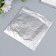 Potal for decorating a set of 100 sheets "silver" 14x14 cm