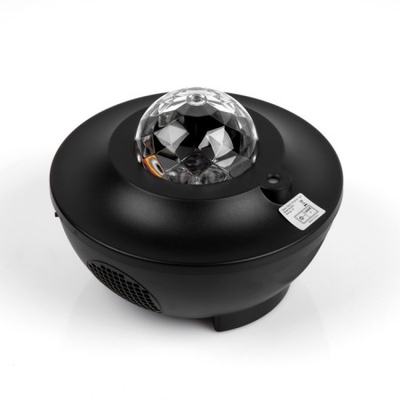Light device "Starry sky" 19 cm, speaker, glow of RGB, remote control, 5 V, black-7