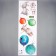 Stick plastic interior color "Bunnies and balloons" 30x90 cm