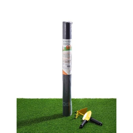 Mulching material, with perforation, 10 × 0.8 m, density 60 g/m², with UV stabilizer, black