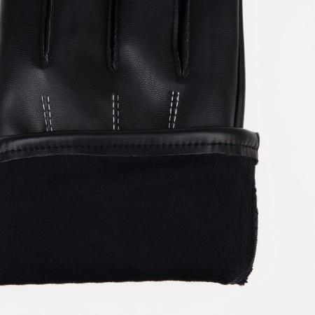 Gloves male, dimensionless, with insulation, black color-2