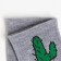 Women's socks "Cactus" color gray, size 23-25