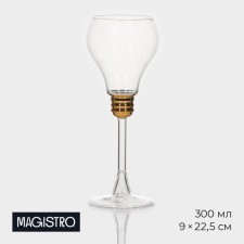 A glass of glass for the wine Magistro 