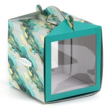 Confectionery box with a window, a chest, 