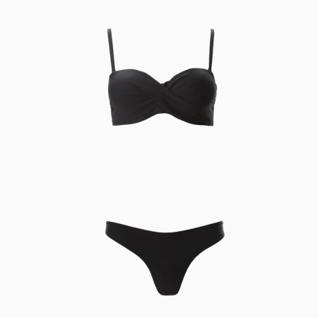 Female swimsuit (swimming trunks 2 pcs), black color, size 50 (46)-11