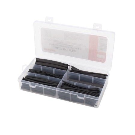 Set No. 1 of thermal tubes here NG (2: 1), black, 305 pcs., Rexant-1