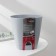 Pot for flowers with a basal watering amsterdam, 2.5 l, d = 17 cm, h = 16.5 cm, color gray color