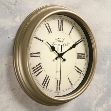 Watch walls, series: classic, smooth move, D-31 cm, gray mother of pearl-1
