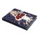 Gift notebook, A6+, 132 sheets, color block, with a stream on a magnet, PVC cover, "Anime", mix