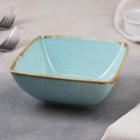 Ceramic “Aquamarine” ceramic salad, 14 × 6 cm