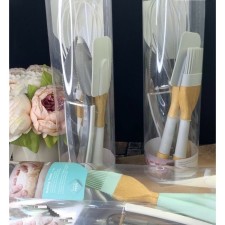 A set of kitchen utensils for baking Lenardi, 4 objects, color mix