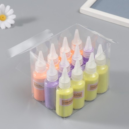 Glitter for creativity in the bottle "Powge Neon" 30 grams mix 10x2.8x2.8 cm-3