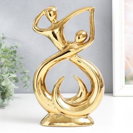Souvenir Ceramics "Abstraction. Dance" Gold 29x16x6 cm