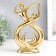 Souvenir Ceramics "Abstraction. Dance" Gold 29x16x6 cm