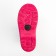 Rubber boots baby, black color+pink, size 30