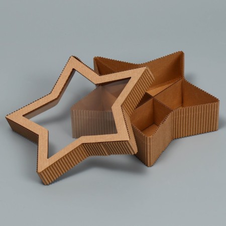 Gift box, confectionery packaging "Zvezda", 23 x 13 x 5 cm-1