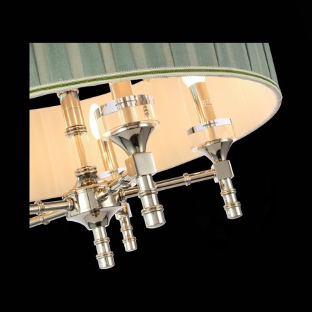 Suspension lamp ST LUCE. SL1121.103.05. Oleo. 5x40 watts, E14, 58x58x44.5 cm, Nickel color-5