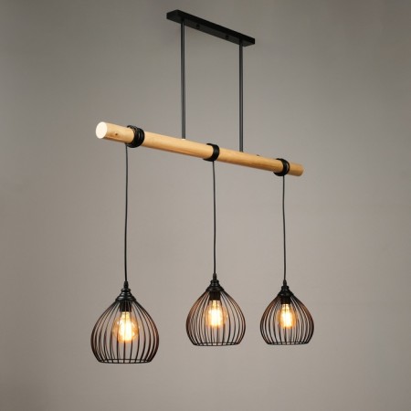 Causte "Arlando" 3he27 40W black 60x20x20-200cm-4