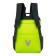 Youth backpack 45 x 31 x 12 cm, ergonomic back, Across M-4, black/yellow M-4-3