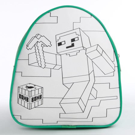 Children's backpack "Pixels", 23*20.5 cm, lightning department-2