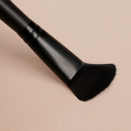 Premium brush makeup brush, 12.5 (+/- 1) cm, black color-4