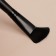 Premium brush makeup brush, 12.5 (+/- 1) cm, black color