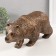 Figure "Bronze Bear" 18.5 x 14 x 36 cm