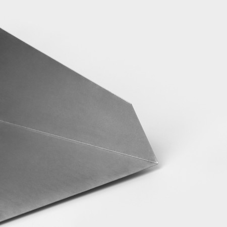 Garbage scoop 310 × 240 mm, handle 85 cm, galvanizing 0.5, collapsible-1