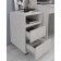 Mobile cabinet, 372 × 432 × 635 mm, color milk
