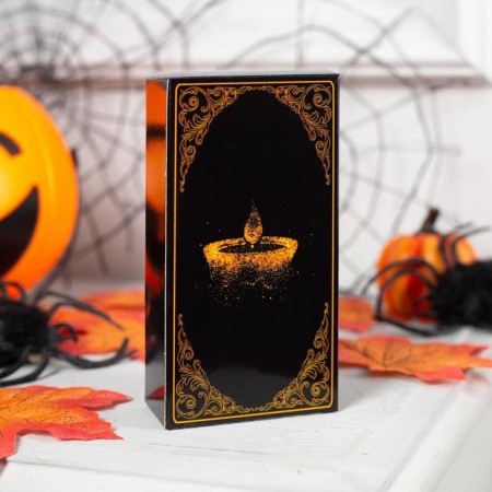 LED figure "Ghost Lantern" 7 × 12.5 × 4 cm, plastic, batteries AG13x3, glow warm white-3