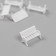 Figure for florarium plastic "Bench" white 1.6 cm