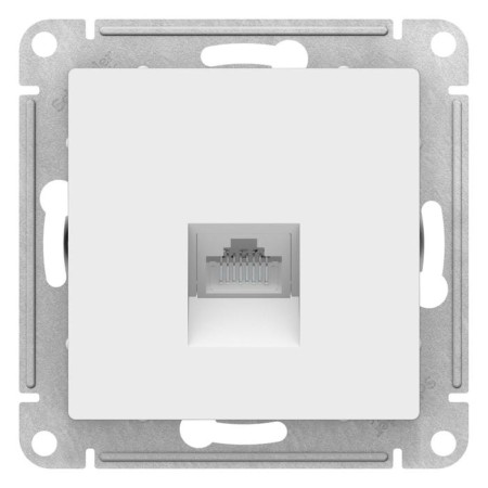 Computer outlet SE AtlasDesign, RJ45, built -in, IP20, White, Atn000183