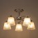 Lamp ceiling angel 52x52x27, 5x60W E27, chrome