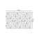 A set of napkins for setting a Christmas set, rectangular, rounded edges, size 30x46 cm, 4 pcs