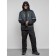 Male winter ski costume, size 54, dark gray color