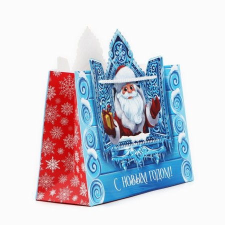 Gift Package "Santa Claus", 30 x 26 x 10 cm, New Year-4