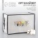 Organizer for storage, coffee for linen with PVC-fat "Home", 43 x 28.5 x 20 cm.