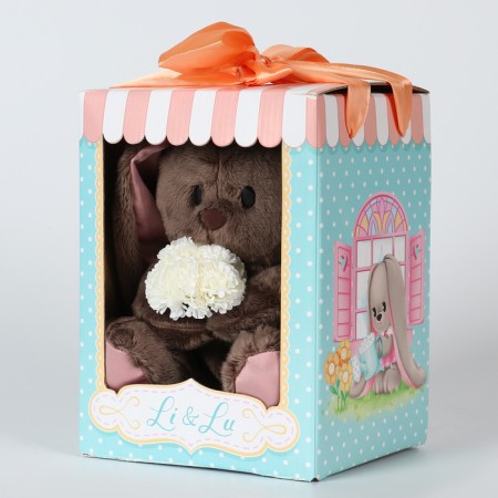 Soft toy "Li with white flowers", 25 cm-6