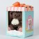 Soft toy "Li with white flowers", 25 cm