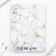 Diary A5, 160 l. Solid cover "White Marble"