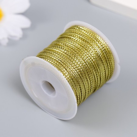 Contain cord on the bobbin "gold" winding 15 m thick 2 mm 4.3x4.7x4.7 cm-1