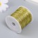 Contain cord on the bobbin "gold" winding 15 m thick 2 mm 4.3x4.7x4.7 cm