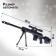 Automatic Pneumatic "Sniper", with a laser