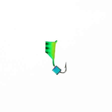 Mormyshka tungsten Marlin’s, 4 mm, 1.5 g, green, yellow + gasoline, 10 pcs.